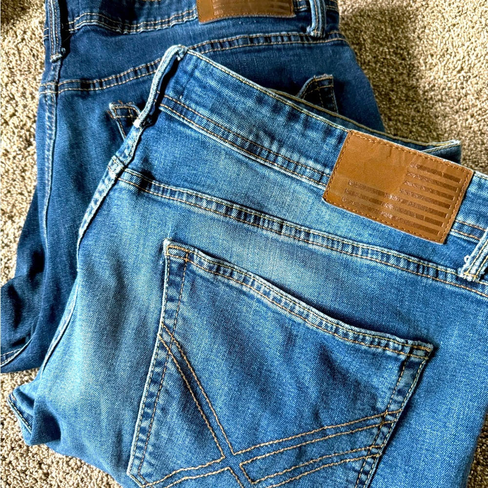 2 pair WilliamRast by Justin Timberlake jeans